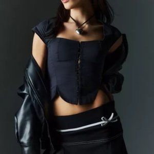 Urban Outfitters Silence + Noise Hook & Eye Blouse, Size Small